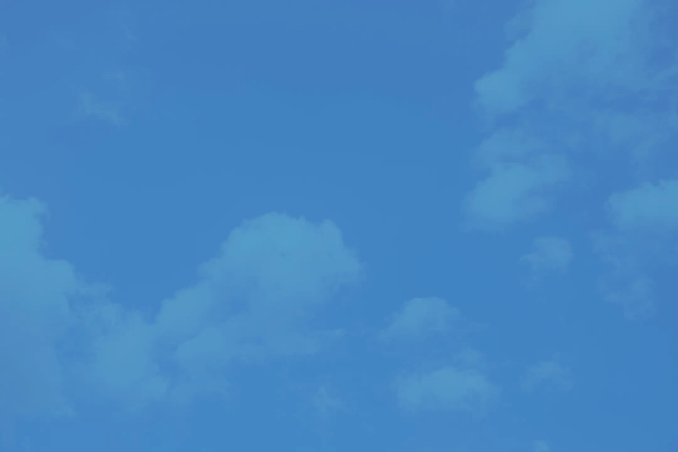 Clouds on a beautiful blue sky.
